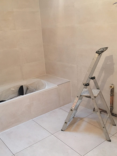 Carrelage salle de bain parentale